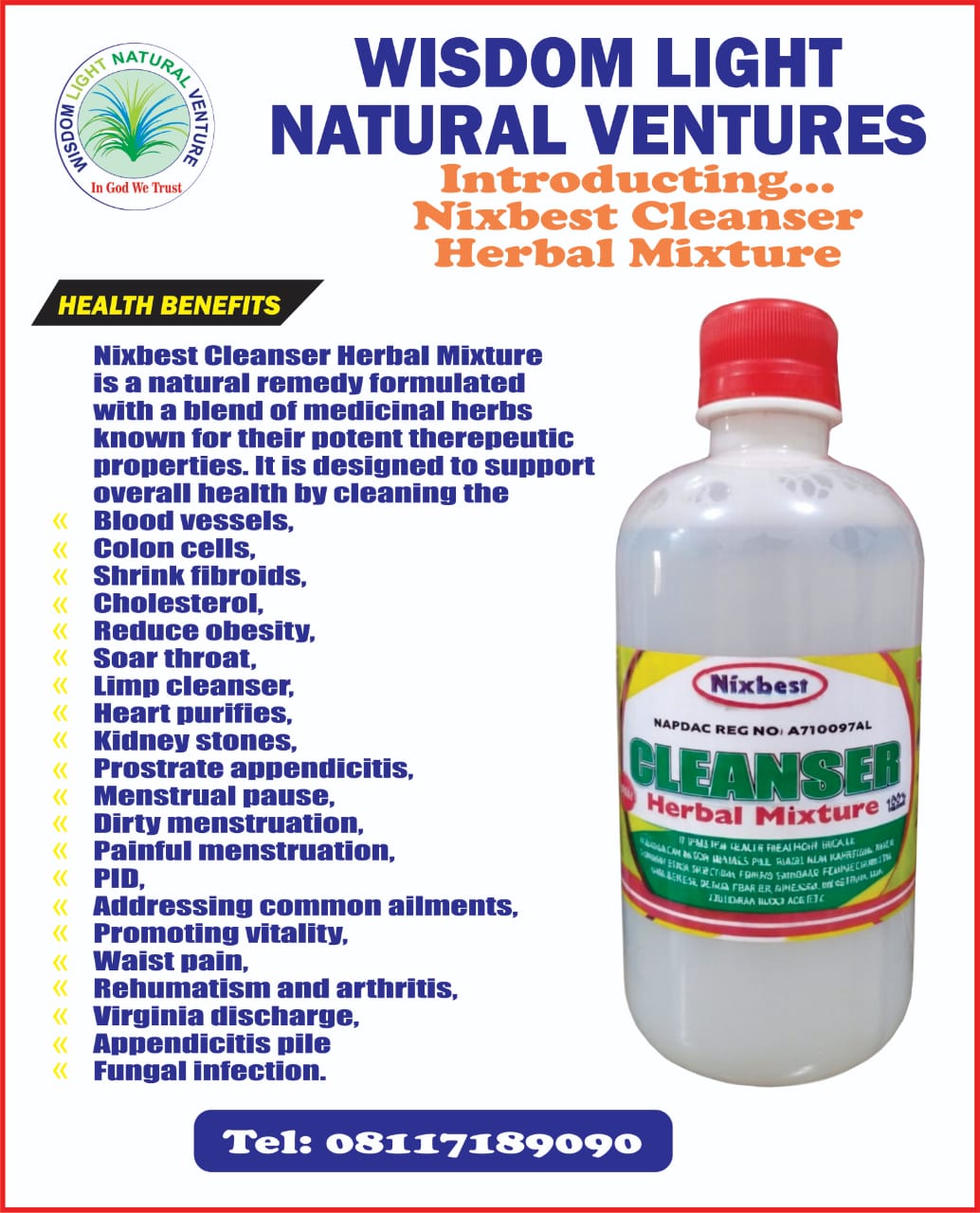 Nixbest Cleanser Herbal Mixture